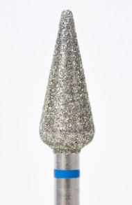 Фреза Bloom алмазная Капля 4.0*12 мм круглый край средний абразив 866.104.161.012.040 Фреза Bloom алмазная Капля 4.0*12 мм круглый край средний абразив 866.104.161.012.040