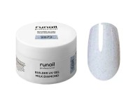 Моделирующий УФ-гель светоотражающий BUILDER UV GEL MILK DIAMOND, 15г №9873 ruNail Моделирующий УФ-гель светоотражающий BUILDER UV GEL MILK DIAMOND, 15г №9873 ruNail