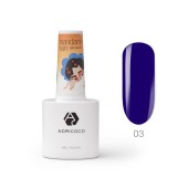 Гель-лак Mandarin sun №03 - грозовой синий, ADRICOCO, (8 мл)