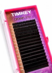 Коричневые ресницы мокка Timkey - MIX LJ 0.07 6-13mm 16 lines Коричневые ресницы мокка Timkey - MIX LJ 0.07 6-13mm 16 lines