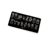 Пластина для стемпинга TNL Premium - women`s mood (074) Пластина для стемпинга TNL Premium - women`s mood (074)