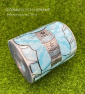 Формы Bloom нижние, Бабочка (пластик), 300 шт рулон Формы Bloom нижние, Бабочка (пластик), 300 шт рулон