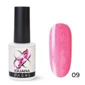 Гель-лак хамелеон PASHE со светоотражающими частицами Iguana №09 Розовый, (9 мл)