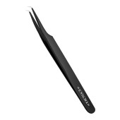 Пинцет Мини-L 90° Enigma (Black) с ручной заточкой extra-sharp