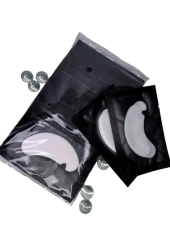 Патчи для наращивания ресниц (черный) с вырезом, 50 пар Патчи для наращивания ресниц (черный) с вырезом, 50 пар