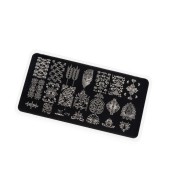 Пластина для стемпинга TNL Premium - вензель (18) Пластина для стемпинга TNL Premium - вензель (18)