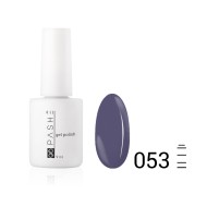 Цветной гель-лак PASHE №053 - "Синий дым", (9 мл)