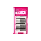 Ресницы черные в пучках OH! MY LASH Spire - 12 линий - MIX D 0.07 7-13мм