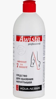 Средство для удаления НАТОПТЫШЕЙ "АКВАЛЕЗВИЕ" Аwista, 500 мл