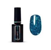 Гель-лак светоотражающий с фольгой "Горячий лёд", 7мл №9281, ruNail Гель-лак светоотражающий с фольгой "Горячий лёд", 7мл №9281, ruNail