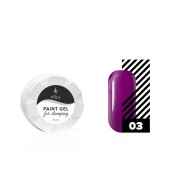 Гель-краска для стемпинга POLE №03 ярко-фиолетовая (6 мл.) Гель-краска для стемпинга POLE №03 ярко-фиолетовая (6 мл.)