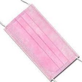 Маски одноразовые 4-слойные розовые 50шт(уп) Маски одноразовые 4-слойные розовые 50шт(уп)