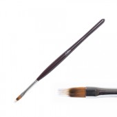 Кисть для маникюра Soline Charms для градиента омбре, коричневая Кисть для маникюра Soline Charms для градиента омбре, коричневая