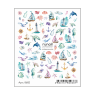 Слайдер-дизайн весна-лето №8682, ruNail Слайдер-дизайн весна-лето №8682, ruNail