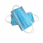Маски одноразовые голубые 50шт(уп) Маски одноразовые голубые 50шт(уп)