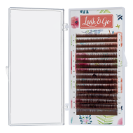 Коричневые ресницы Lash&Go микс 0,10/C/7-14 mm "Латте" (16 линий) Коричневые ресницы Lash&Go микс 0,10/C/7-14 mm "Латте" (16 линий)