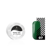 Гель-краска для стемпинга POLE №07 зеленая (6 мл.) Гель-краска для стемпинга POLE №07 зеленая (6 мл.)