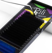 Ресницы чёрные Rili Special (blue) - 18 линий - MIX С 0.10 6-13мм Ресницы чёрные Rili Special (blue) - 18 линий - MIX С 0.10 6-13мм