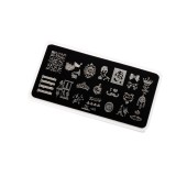 Пластина для стемпинга TNL Premium - жизнь прекрасна (092) Пластина для стемпинга TNL Premium - жизнь прекрасна (092)