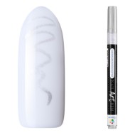 Маркер Bloom для росписи ногтей СЕРЕБРО Маркер Bloom для росписи ногтей СЕРЕБРО