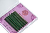 Цветные ресницы Enigma "Green" микс 0,10/C/7-12 mm (6 линий)
