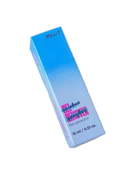 Гелевый ремувер Millit без аромата, 15 мл Гелевый ремувер Millit без аромата, 15 мл