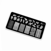 Пластина для стемпинга TNL Premium - змеиная хитрость (120) Пластина для стемпинга TNL Premium - змеиная хитрость (120)