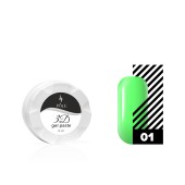 3D Гель-паста для объемных рисунков POLE №01 неоново-зеленая (6 мл.) 3D Гель-паста для объемных рисунков POLE №01 неоново-зеленая (6 мл.)