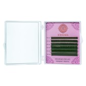 Цветные ресницы Enigma микс 0,07/L/8-13 mm "Green" (6 линий) Цветные ресницы Enigma микс 0,07/L/8-13 mm "Green" (6 линий)
