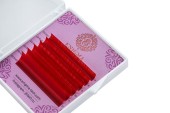 Цветные ресницы Enigma "Red" микс 0,10/C/7-12 mm (6 линий) Цветные ресницы Enigma "Red" микс 0,10/C/7-12 mm (6 линий)