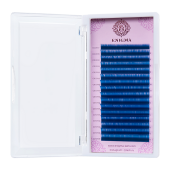 Цветные ресницы Enigma микс 0,07/M/6-13 mm "Blue" (16 линий)