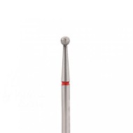 Фреза алмазная шар с красной насечкой Made in Russia