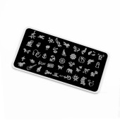 Пластина для стемпинга TNL Premium - настроение дня (27) Пластина для стемпинга TNL Premium - настроение дня (27)