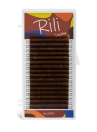 Ресницы коричневые Rili Cookie - 16 линий L 0.10 10мм