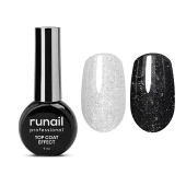 Глянцевый топ Top Сoat EFFECT SILVER SHINE, 9 мл №9911 ruNail Глянцевый топ Top Сoat EFFECT SILVER SHINE, 9 мл №9911 ruNail