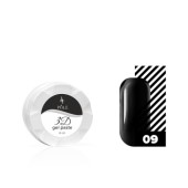 3D Гель-паста для объемных рисунков POLE №09 черная (6 мл.) 3D Гель-паста для объемных рисунков POLE №09 черная (6 мл.)