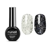 Глянцевый топ Top Сoat EFFECT SILVER POTAL, 9 мл №9908 ruNail Глянцевый топ Top Сoat EFFECT SILVER POTAL, 9 мл №9908 ruNail