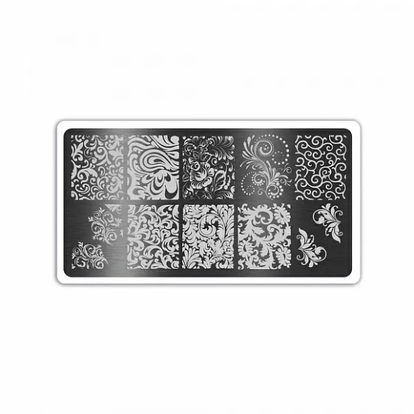 Пластина для стемпинга №6183 ruNail