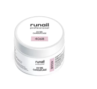 Камуфлирующий УФ-гель (цвет: сияющий лавандовый рассвет), 15 г №4068, ruNail Камуфлирующий УФ-гель (цвет: сияющий лавандовый рассвет), 15 г №4068, ruNail