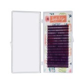 Цветные ресницы Lash&Go микс 0,10/L/7-14 mm "Фиолетовый" (16 линий) Цветные ресницы Lash&Go микс 0,10/L/7-14 mm "Фиолетовый" (16 линий)