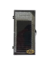 Ресницы Nagaraku черные, миксы 0.1, C, 7-15mm, 16 линий Ресницы Nagaraku черные, миксы 0.1, C, 7-15mm, 16 линий