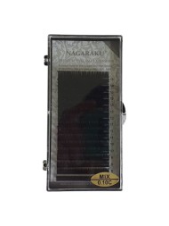 Ресницы Nagaraku черные, миксы 0.1, C, 7-15mm, 16 линий
