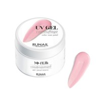 Камуфлирующий УФ-гель (цвет: Нежный лепесток), 56 г №3747, ruNail Камуфлирующий УФ-гель (цвет: Нежный лепесток), 56 г №3747, ruNail