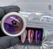 Втирка Bloom №09 тройная (фиолетовая,розовая,единорог)