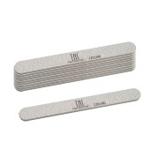 Пилка для ногтей узкая 120/240 хит продаж (серая) (10 шт. в упак.), TNL