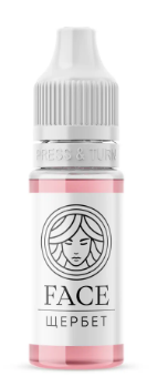 Перманентный пигмент Щербет, FACE, 6 мл