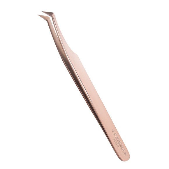 Пинцет L (Топорик) Enigma light (Rose Gold)