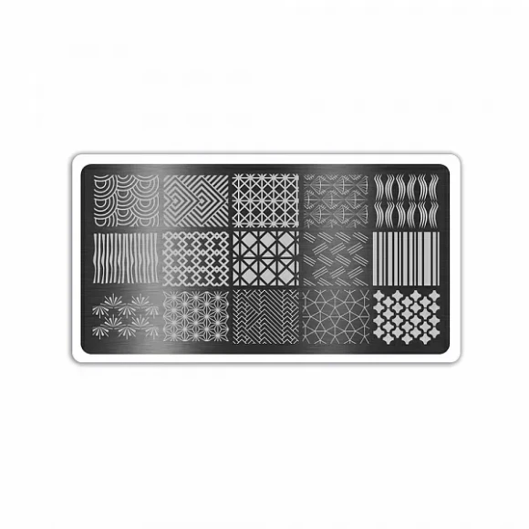 Пластина для стемпинга №6189 ruNail