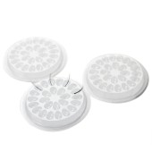 Палетки для клея белые 26 лунок (10шт) упаковка Палетки для клея белые 26 лунок (10шт) упаковка