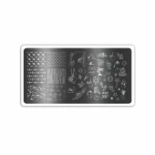 Пластина для стемпинга №6431 ruNail Пластина для стемпинга №6431 ruNail